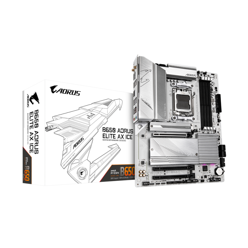 Дънна платка GIGABYTE B650 AORUS ELITE AX ICE - Image 4