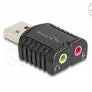 Delock Външна звукова карта, USB, 24 bit / 96 kHz