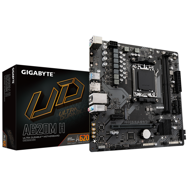 Дънна платка GIGABYTE A620M H socket AM5, DDR5 - Image 4