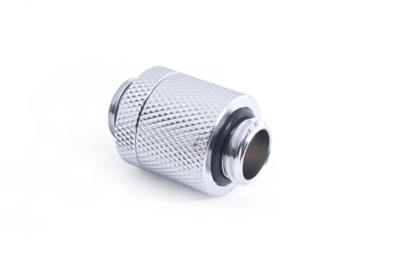 D-Plug Alphacool ES, 20mm, G1/4 AG auf G1/4 AG, Сребрист - Image 2