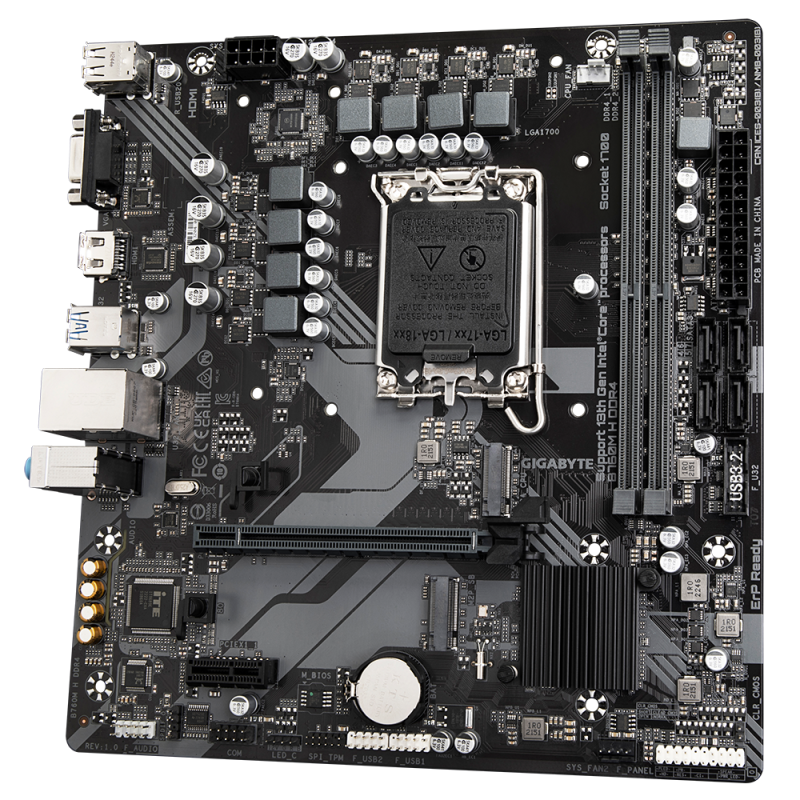 Дънна платка GIGABYTE B760M H, socket 1700 - Image 2