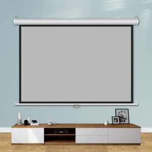 Проекторен екран за стена ESTILLO Roller Projector, 180 x 180, 1:1 - Image 2