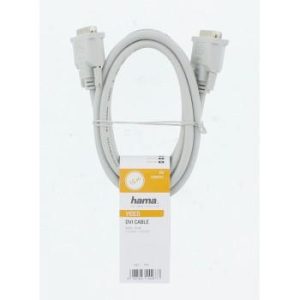 Кабел HAMA 200931, DVI мъжко - DVI мъжко, 1.5 м, Сив - Image 4