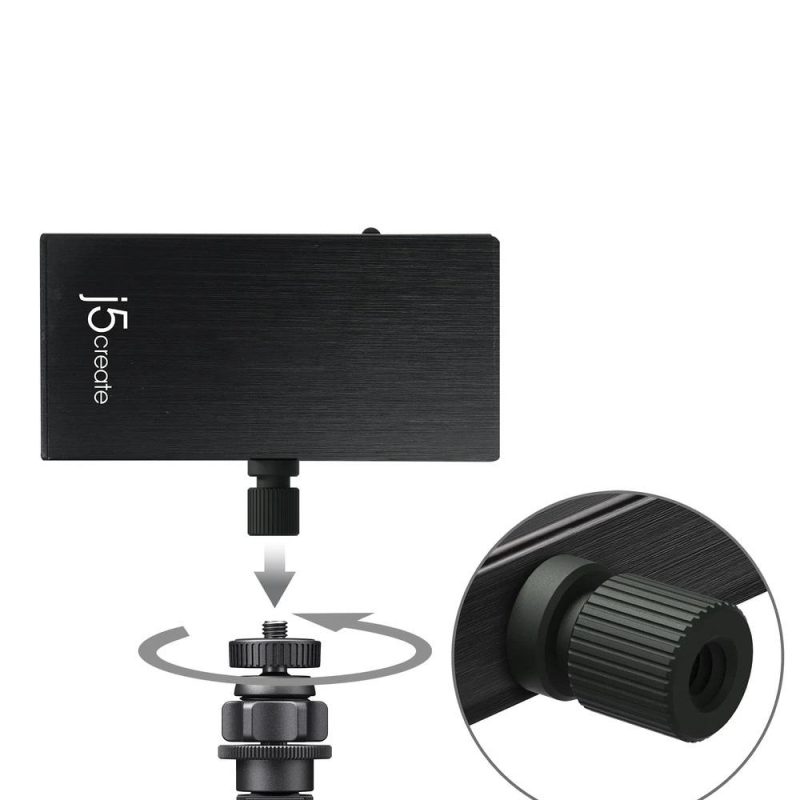 Кепчер адаптер j5 create JVA02, HDMI към USB-C, PD, Черен - Image 5