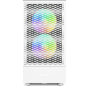 Кутия NZXT H5 Flow RGB Matte White, Mid-Tower - Image 3