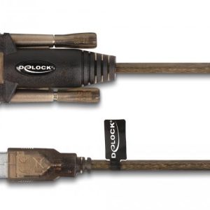 Адаптер Delock USB 2.0 Type-A - Serial RS-232 D-Sub 9 pin мъжко, 1.5 m - Image 3