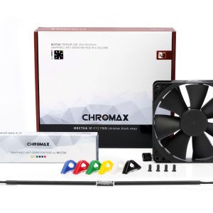Вентилатор Noctua 120mm NF-F12 PWM Chromax.black.swap - Image 2