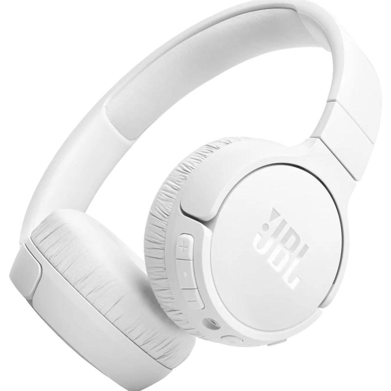 Слушалки on-ear JBL Tune 670NC, Bluetooth 5.3, USB-C, Бели