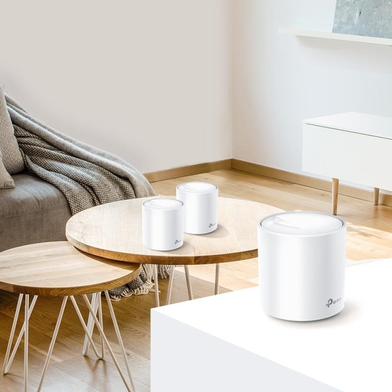 Безжичен рутер TP-Link Deco X60 V2, AX3000, 2.4/5 GHz, 574 -  2402 Mbps, Gigabit - Image 4
