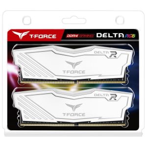Памет Team Group T-Force Delta RGB White DDR4 16GB (2x8GB) 3200MHz 1.35V - Image 3