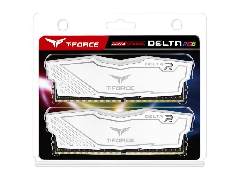 Памет Team Group T-Force Delta RGB White DDR4 16GB (2x8GB) 3200MHz 1.35V - Image 3