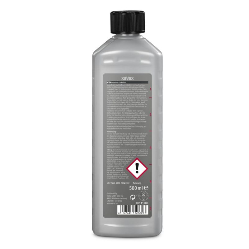 Антикалциращ препарат XAVAX Premium за  кафе машини 500ml, 111283 - Image 2
