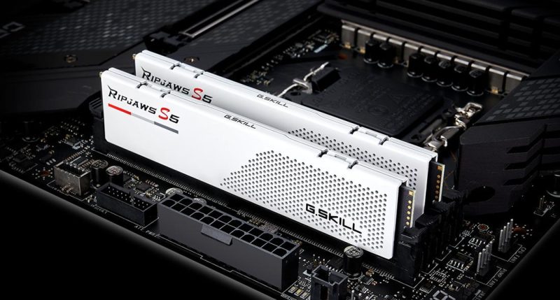 Памет G.SKILL Ripjaws S5 White, 32GB(2x16GB), DDR5, 5200MHz, F5-5200J3636C16GX2-RS5W - Image 4