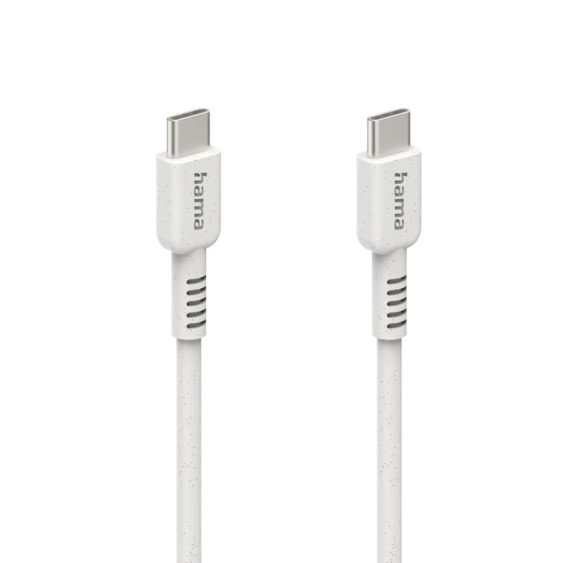 Кабел за зареждане HAMA "Eco", USB-C - USB-C, 1 м, 187282 - Image 2