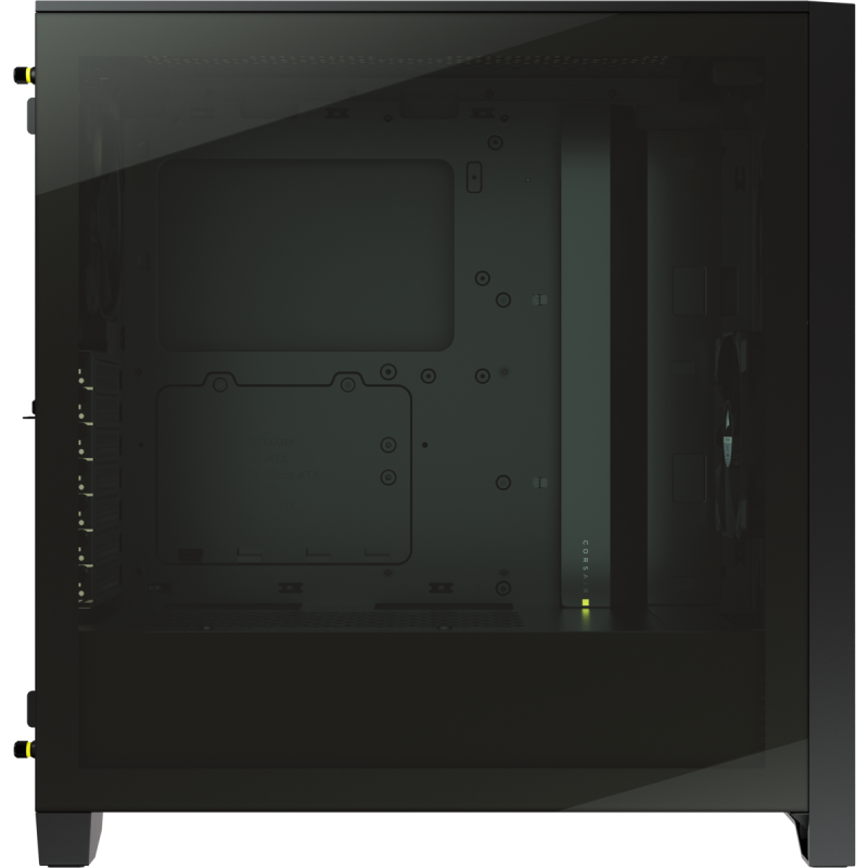 Кутия Corsair 4000D Airflow Mid Tower, Tempered Glass, Черна - Image 3