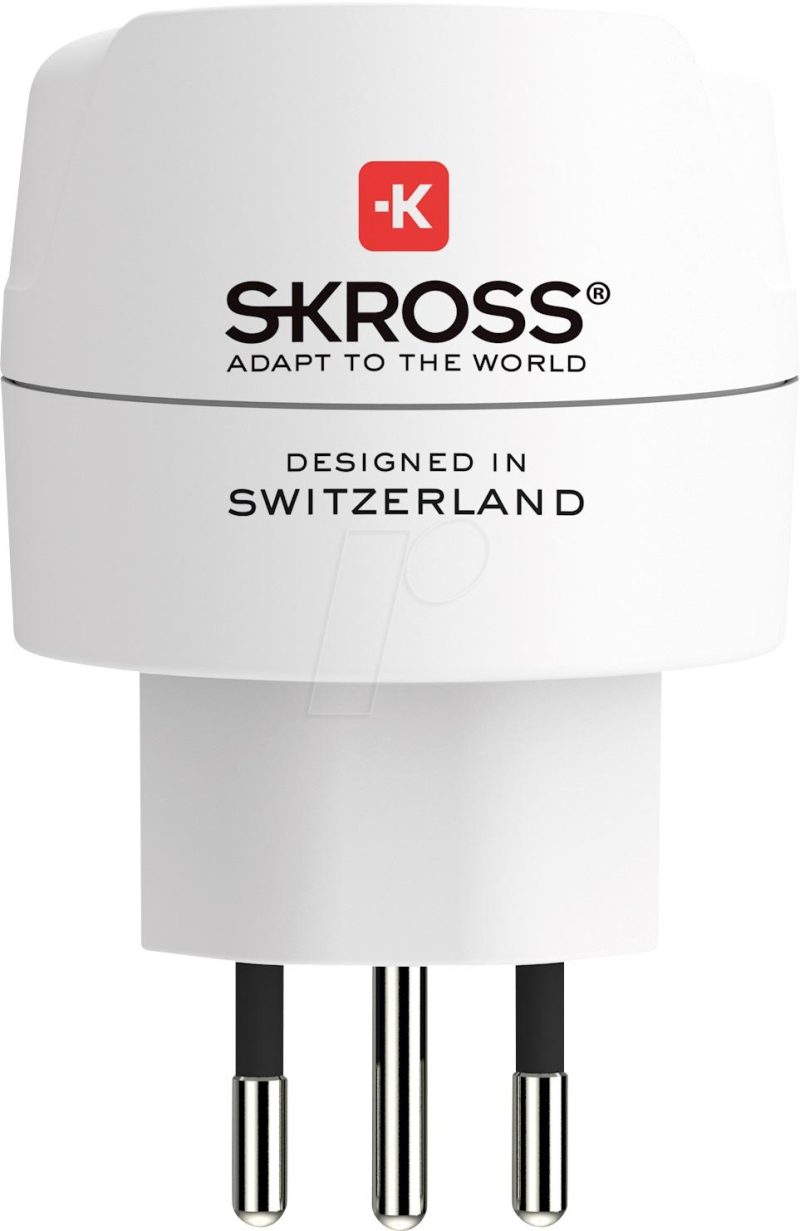 Адаптер SKROSS 1500272, EU към Siss+Italy+Brazil - Image 2