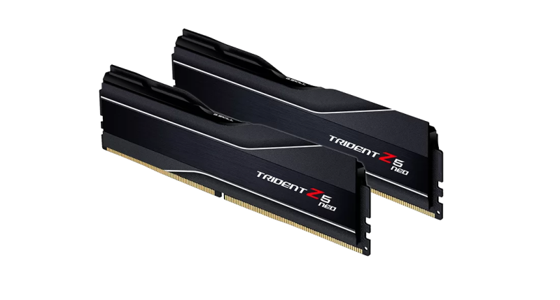 Памет G.SKILL Trident Z5 Neo Black 64GB(2x32GB) DDR5 PC5-48000 6000MHz CL32 F5-6000J3238G32GX2-TZ5N - Image 3