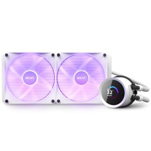 Охладител за процесор NZXT Kraken 280 RGB White, LCD Display - Image 5
