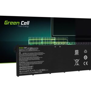 Батерия за лаптоп GREEN CELL, ACER AC14B3K AC14B8K Aspire 5 A515 A517 R15 R5-571T LiIPo 15,2V 2100mAh