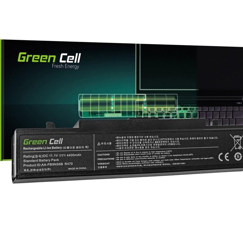 Батерия  за лаптоп GREEN CELL, Samsung PB9NC6B Q318 R710 PB9NC6B, 11.1V, 4400mAh