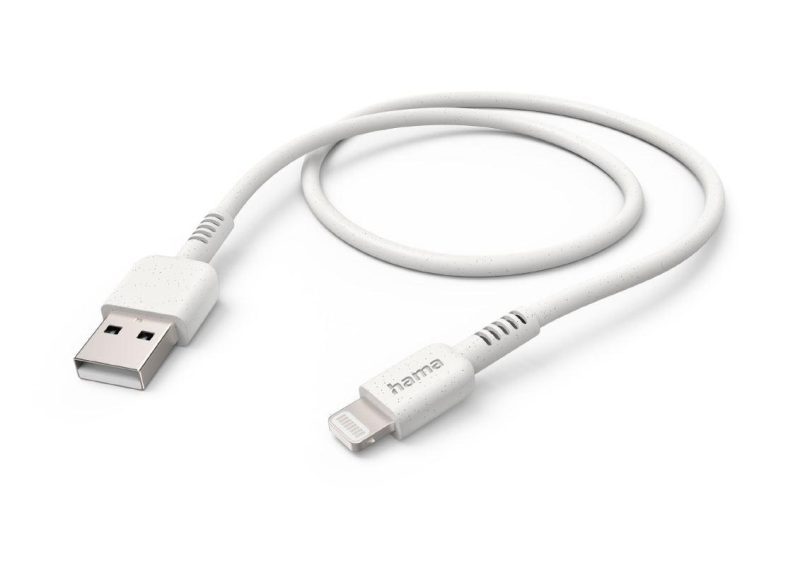 Кабел за зареждане HAMA "Eco", USB-A - Lightning, 1 м, 187283 - Image 3