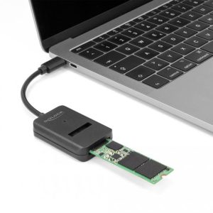 Конвертор Delock, USB-C - M.2 NVMe PCIe / SATA SSD, 10 Gbps - Image 4