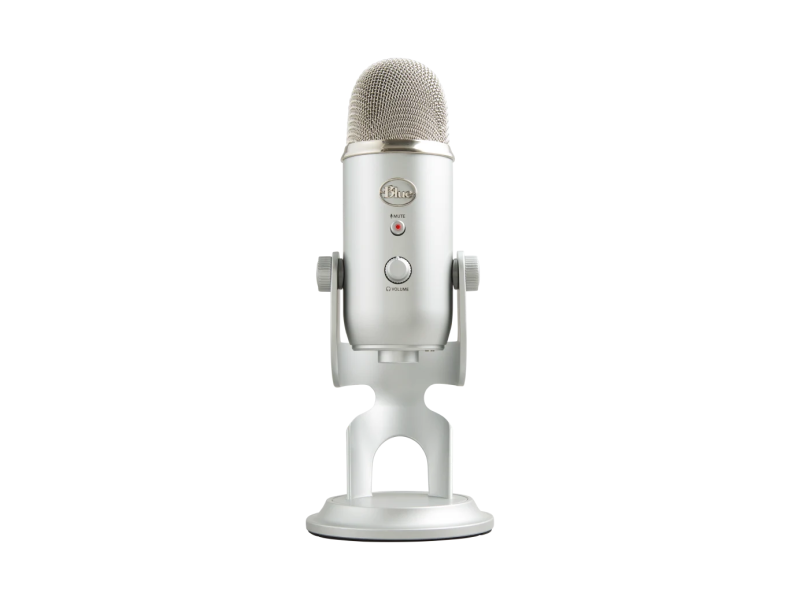 Настолен микрофон Logitech Blue YETI - Silver - Image 2