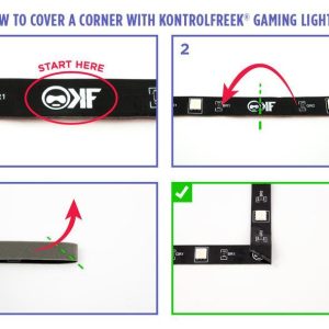 RGB лента KontrolFreek Gaming Lights Kit, USB (3.6m) - Image 6