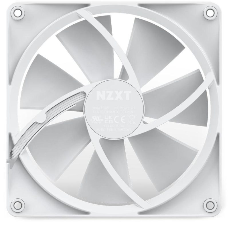 Вентилатор NZXT F140 RGB Бял - Image 6