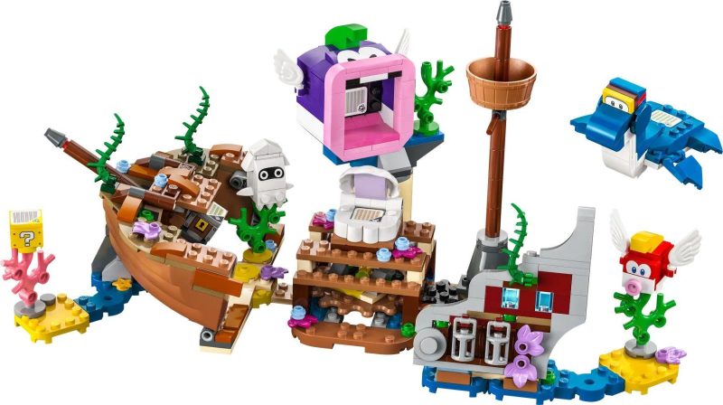 LEGO Super Mario - Dorrie's Sunken Shipwreck Adventure Expansion Set - 71432 - Image 2