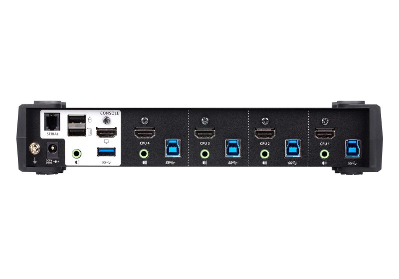KVMP превключвател ATEN CS1824, 4-портов, 4K, USB 3.0, HDMI Audio - Image 3