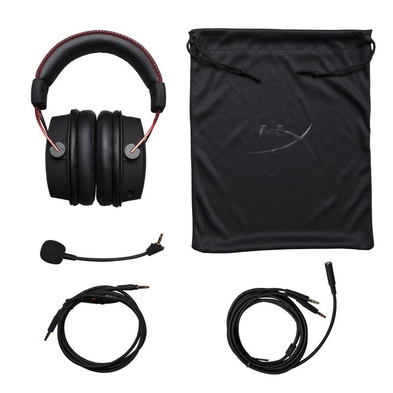 Геймърски слушалки HyperX Cloud Alpha, Черен/Червен - Image 7