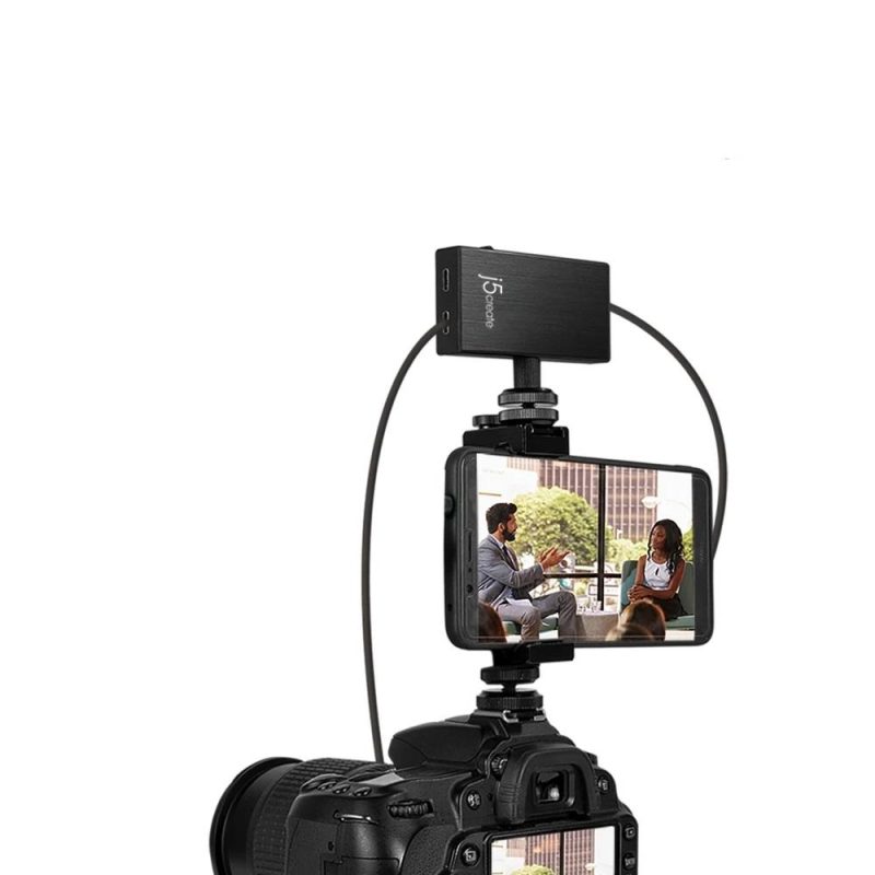 Кепчер адаптер j5 create JVA02, HDMI към USB-C, PD, Черен - Image 4