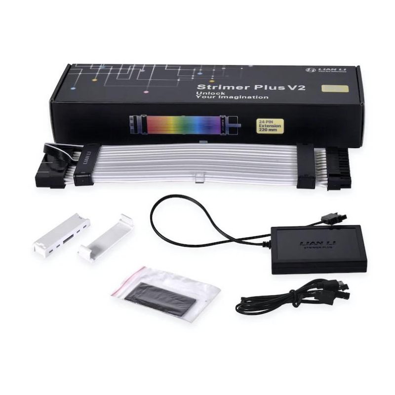 Удължителни RGB кабели Lian-Li Strimer Plus V2, 24-PIN, RGB, PCIe - Image 13