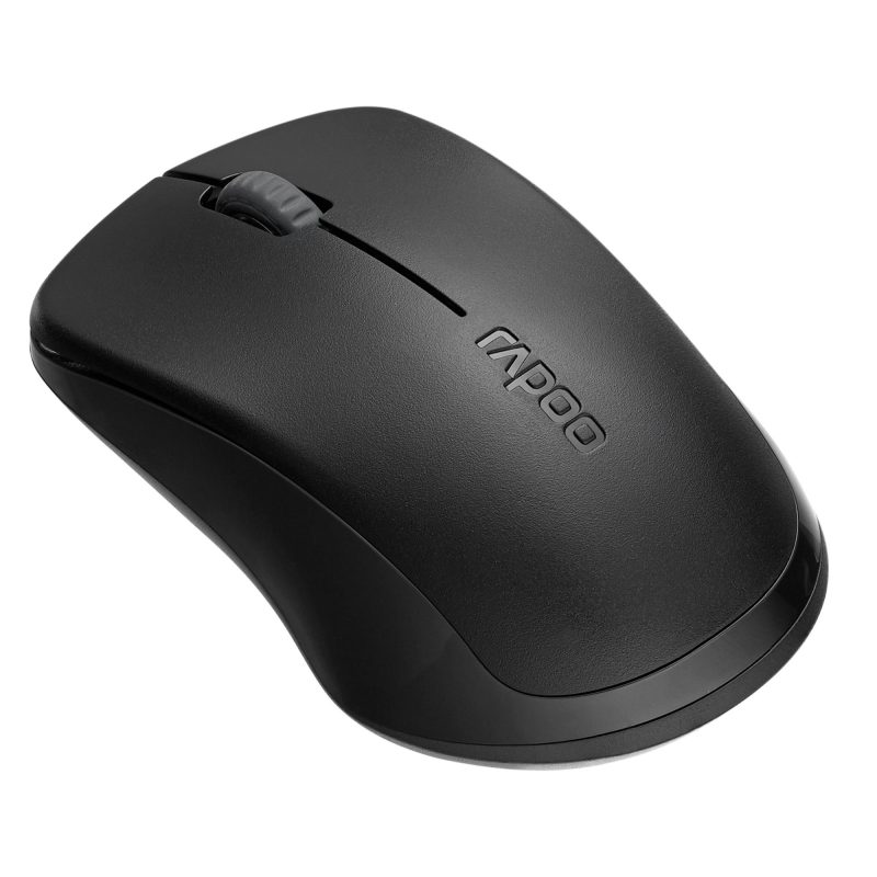 Безжична оптична мишка RAPOO 1680, Тиха, 2.4Ghz, Черна - Image 2