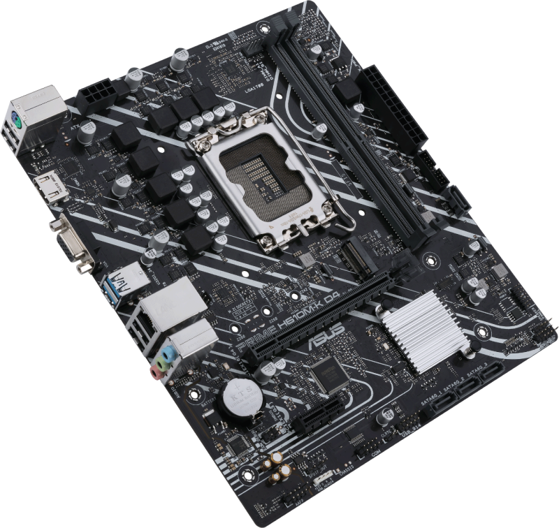 Дънна платка ASUS PRIME H610M-K D4, LGA 1700 mATX - Image 4