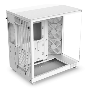 Кутия NZXT H6 Flow RGB Matte White - Middle Tower - Image 8