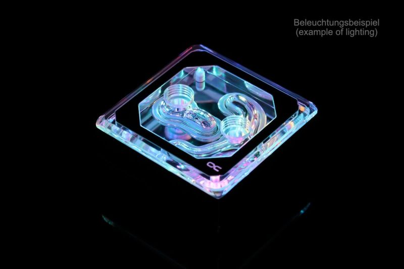 Воден блок за процесор Alphacool Eisblock XPX Aurora Edge, Acryl Black, Digital RGB - Image 6