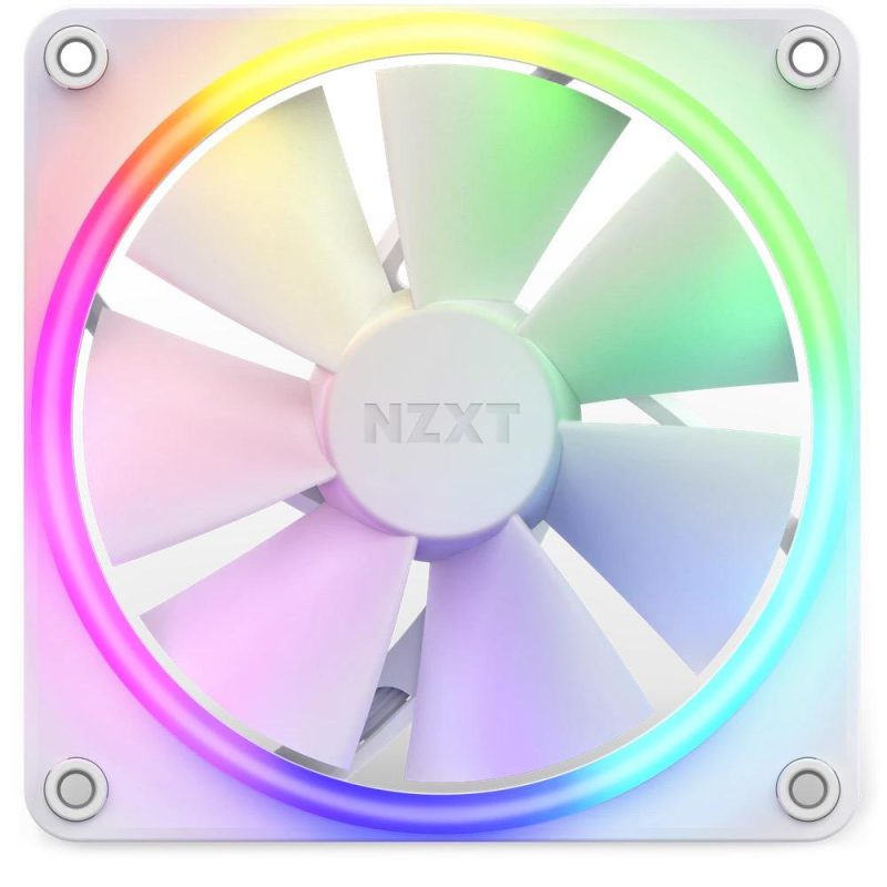 Вентилатор NZXT F120 RGB Бял - Image 2