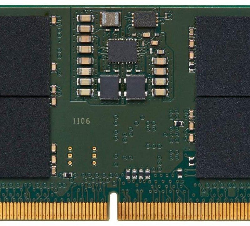 Памет Kingston 16GB DDR5 SODIMM 5600Mhz CL46 1Rx8, KVR56S46BS8-16