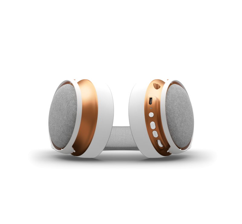 Геймърски безжични слушалки Dark Project Sono Wireless - White/Gold - Image 7