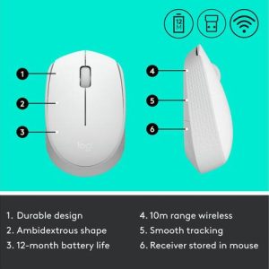 Безжична оптична мишка LOGITECH M171 - Image 7