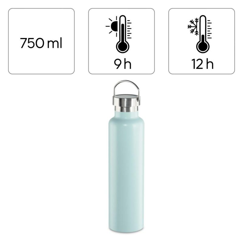 Бутилка за течности Xavax To Go, 750 ml,неръждаема стомана, двойна изолация, винтова капачка - Image 14
