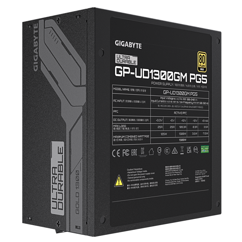 Захранващ блок Gigabyte UD1300GM PG5 1300W 80+ GOLD - Image 6
