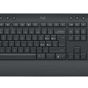 Kомплект безжични клавиатура с мишка Logitech MK650, Черен - Image 3