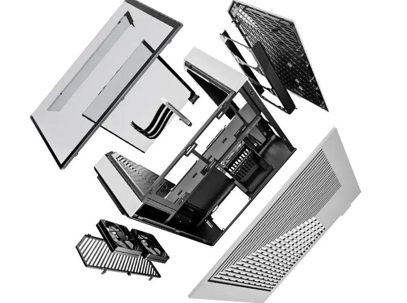 Кутия HYTE Y60 Tempered Glass, Mid-Tower, Бяло и Черно - Image 8