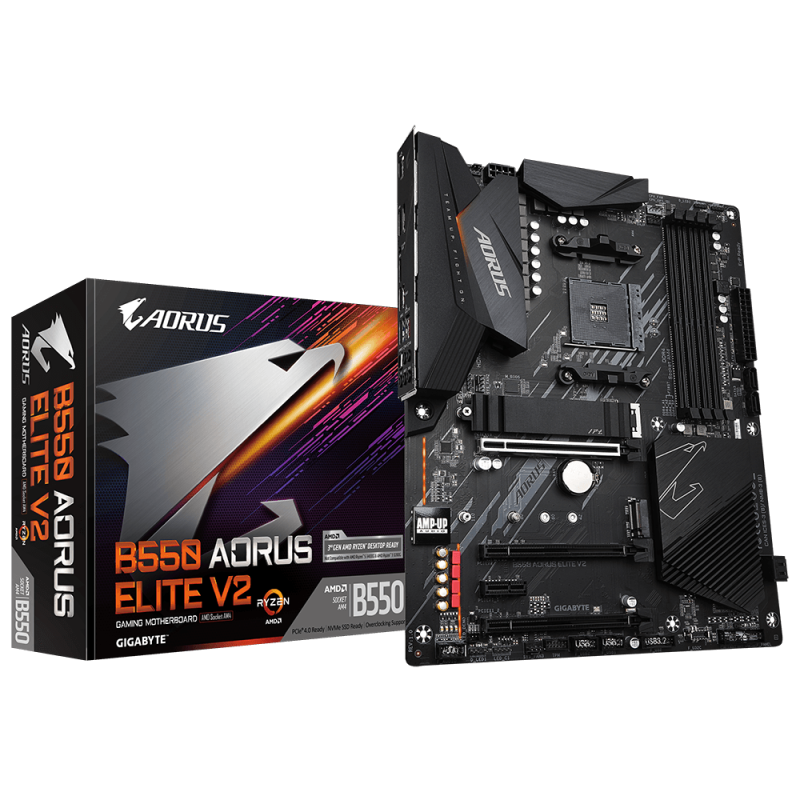 Дънна платка GIGABYTE B550 AORUS ELITE V2 Socket AM4 - Image 5
