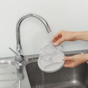 Комплект кутия за храна с прибори Xavax To Go, 1100 мл, пастелно синьо - Image 6