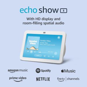Смарт тонколона Amazon Echo Show 8 (Gen 3), Сензорен екран, Гласов асистент, Бял - Image 2
