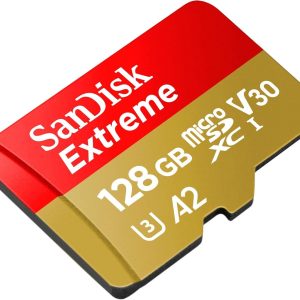 Карта памет SANDISK Extreme microSDXC, 128GB, За Dash Cameras и Drones, SD Adapter - Image 2